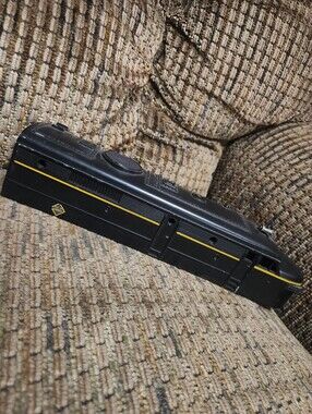 Vintage Black and Yellow Toy Train Locomotive - Kids Toy